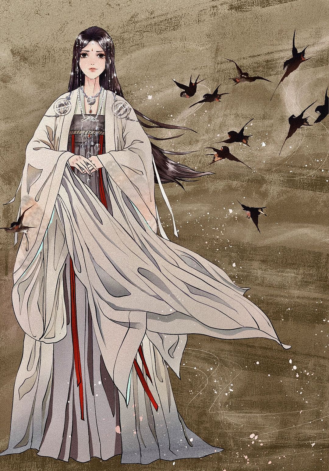 古风插画（图ZMjUxMjIxNjIw） - 艺术插画 - 站酷设计师妖触yao原创素材 - 站酷ZCOOL