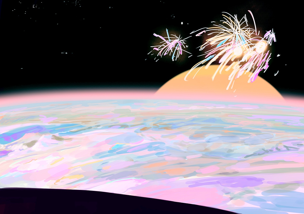 银河乐园|插画|创作习作|中下游_原创作品-站酷(zcool)