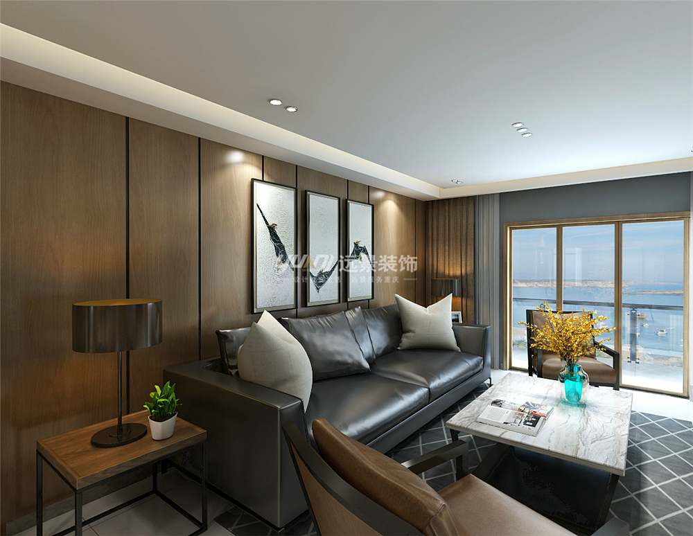 春森彼岸160大平层现代简约风格设计案例-远景装饰（图ZNzY3ODk0Njg=） - 家装设计 - 站酷设计师重庆室内设计师原创素材 - 站酷ZCOOL