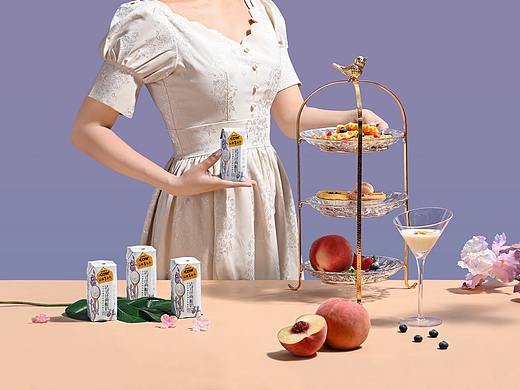 认养一头牛 法式酸奶×  光影集 牛奶/美食/产品摄影