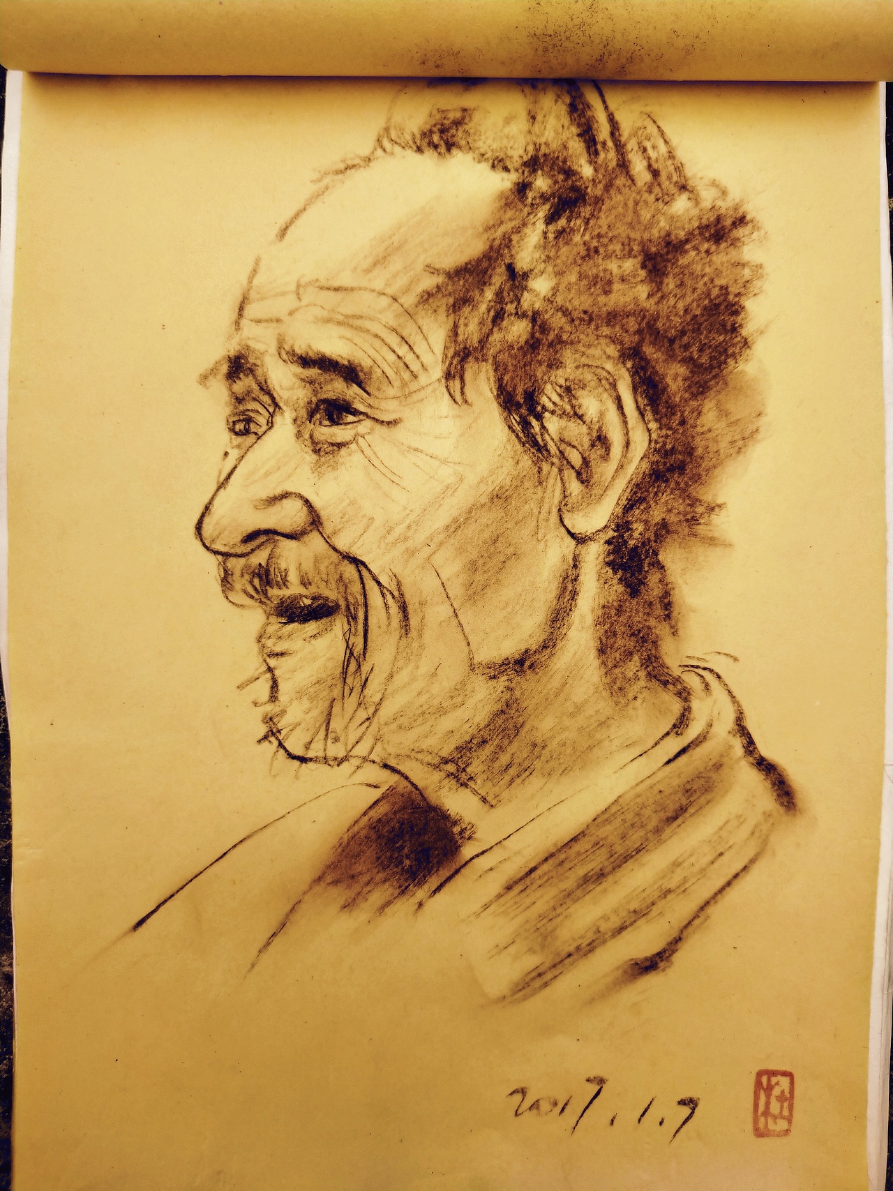 阿杜速写阿杜手绘速写肖像画大师速写艺术（图ZMTk5OTYzOTg4） - 绘画 - 站酷设计师阿杜手绘速写原创素材 - 站酷ZCOOL