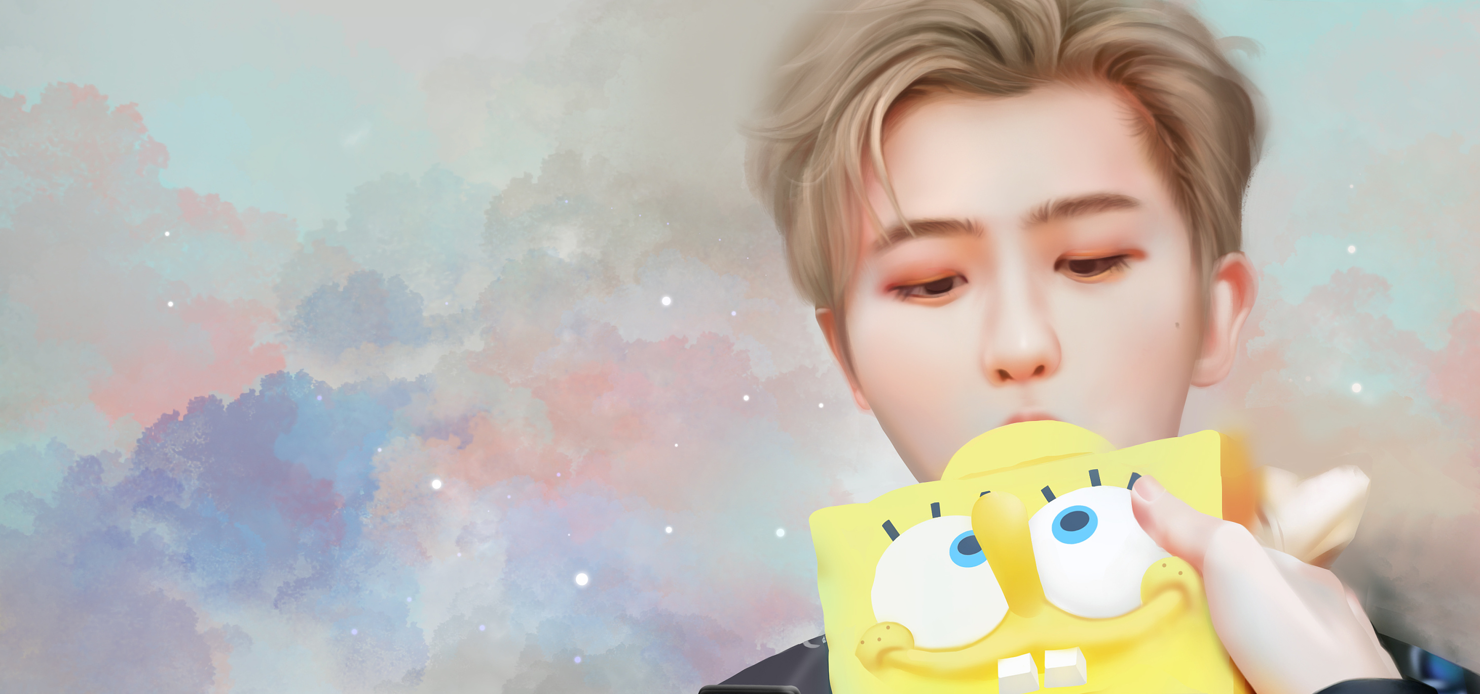 蔡徐坤|插画|插画习作|爱次肉的小七 - 临摹作品 - 站酷 (zcool)