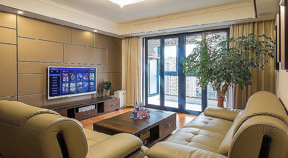 沈阳兴邦装饰公司官网——130㎡现代风格， 红颜。（图ZMTk5ODYxMDUy） - 家装设计 - 站酷设计师兴邦整装原创素材 - 站酷ZCOOL