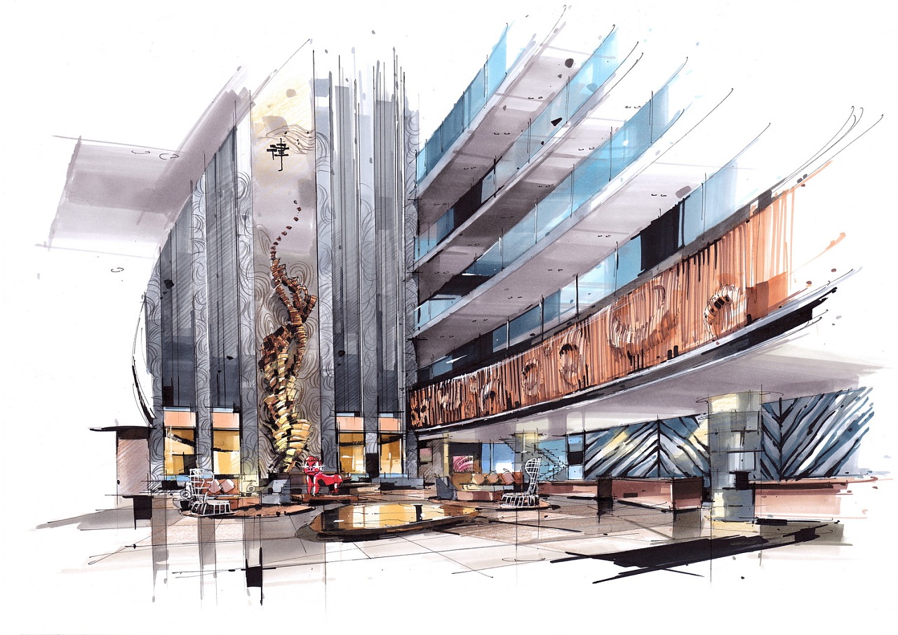 吕律谱室内手绘作品卓越手绘