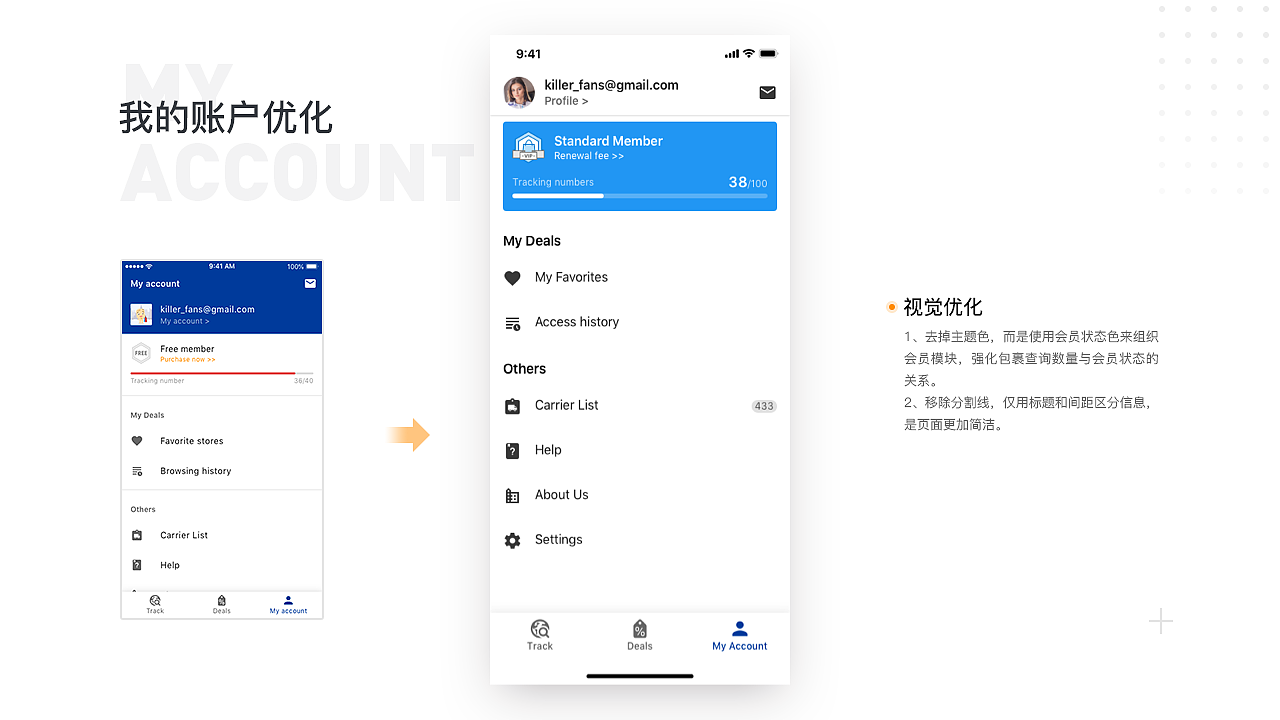 17TRACK APP 纯白风格设计（图ZMTUwMjEwODQ0） - APP界面 - 站酷设计师zim90live原创素材 - 站酷ZCOOL