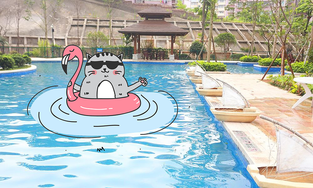 一只悠闲的猫（图ZMjA2NjQyNzc2） - 其他平面 - 站酷设计师日常想念PCY原创素材 - 站酷ZCOOL