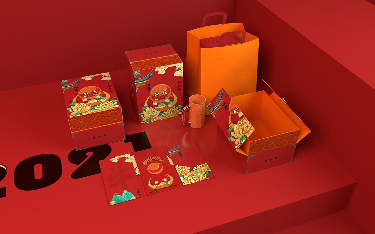 2021牛年文创包装设计（图ZMjE3NTE2MjY0） - 包装 - 站酷设计师LiuLL_EZ原创素材 - 站酷ZCOOL