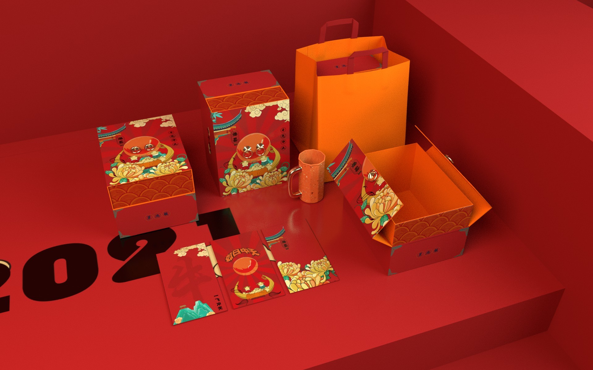 2021牛年文创包装设计