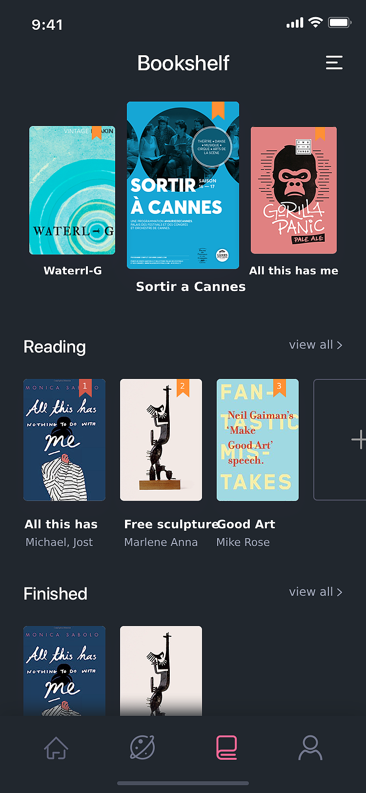 国外读书软件学习（图ZMTU0MzU5ODI4） - APP界面 - 站酷设计师9号设计师原创素材 - 站酷ZCOOL