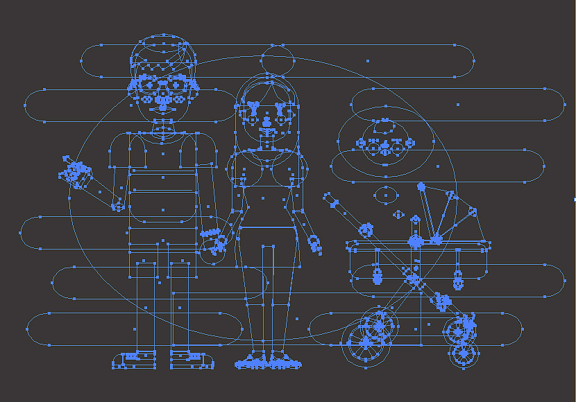 如果小朋友一家（图ZMjA3NDU4NDQ=） - 商业插画 - 站酷设计师aking456原创素材 - 站酷ZCOOL
