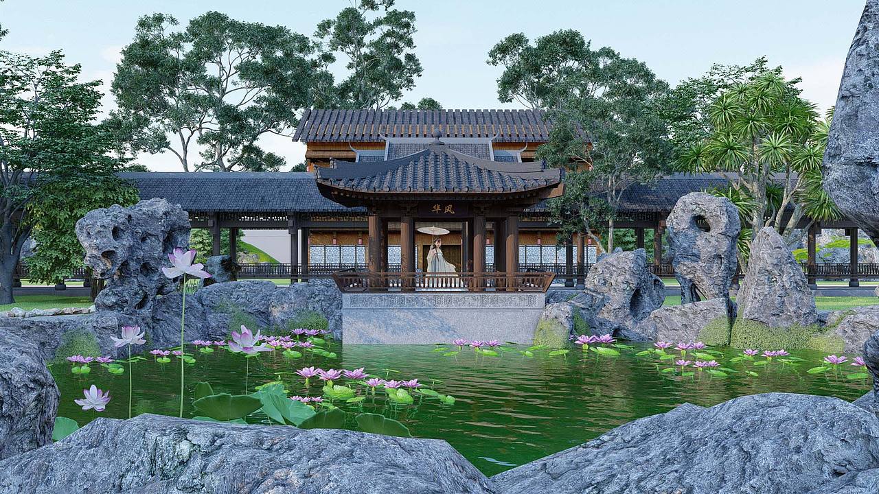Lumion《亭》（图ZMjgxMTA2Mzg4） - 建筑设计 - 站酷设计师噜嚕噜噜鲁鲁修原创素材 - 站酷ZCOOL