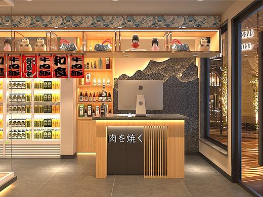 烧烤店创意装修|200平烧烤店装修|烧烤店铺装修