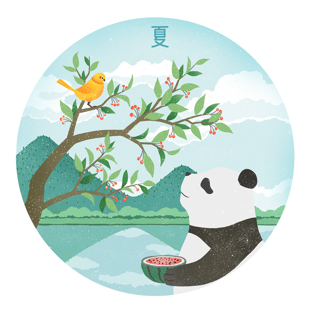 四季插画|插画|创作习作|薪一设计实验室 - 原创作品 - 站酷 (zcool)