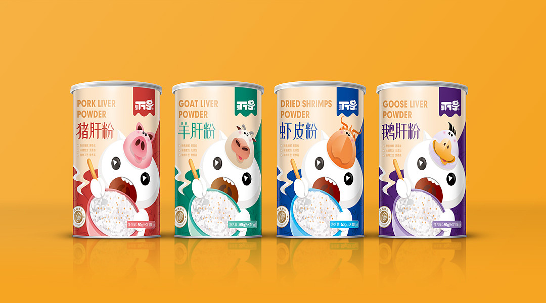 【原创】儿童食品包装:辅食&儿童面系列