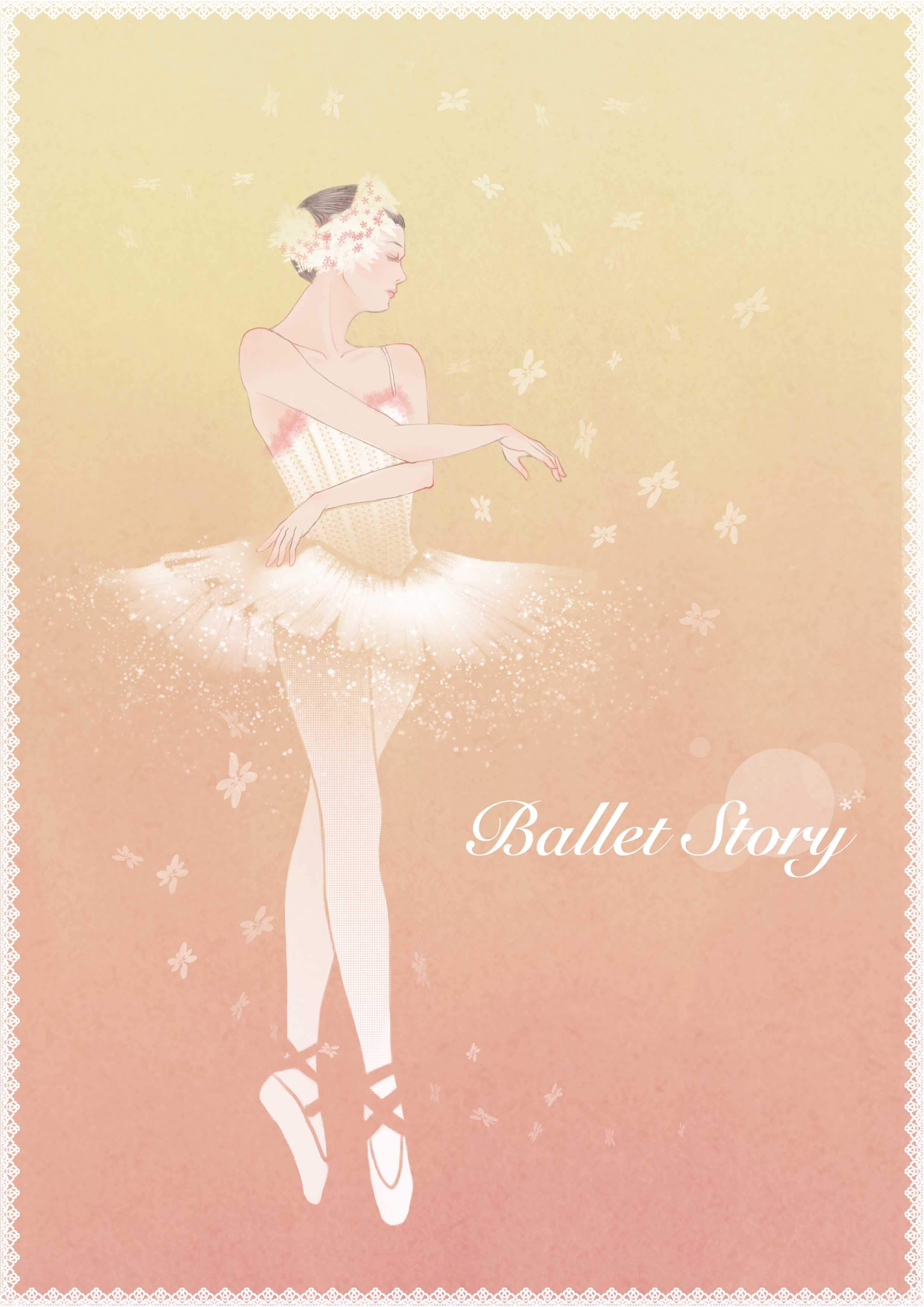 卡通跳芭蕾舞的女孩图片素材免费下载 - 觅知网