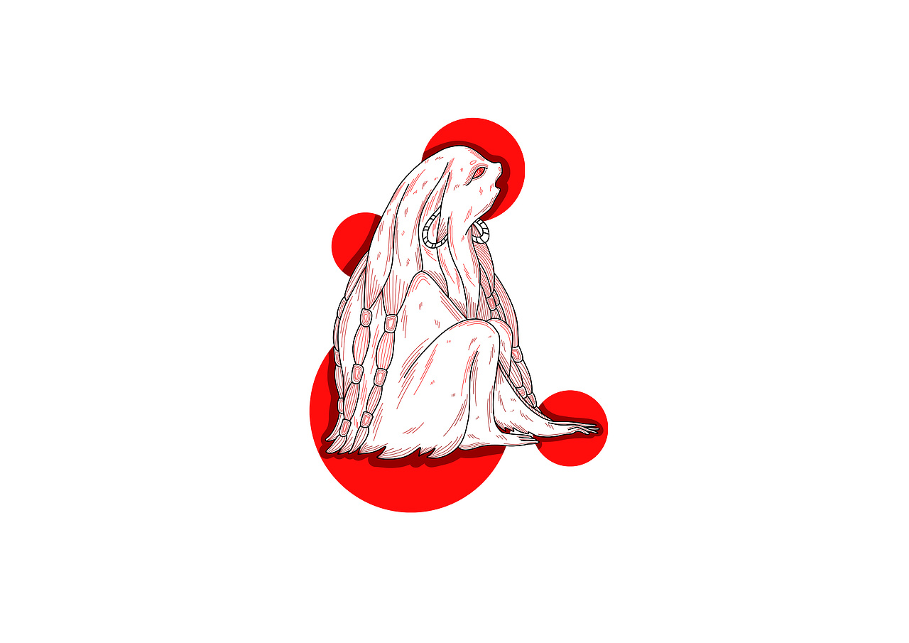 山海经异兽插图（四）（图ZMjYzMTMyMzE2） - 绘本 - 站酷设计师哎嘿哎嘿哟原创素材 - 站酷ZCOOL