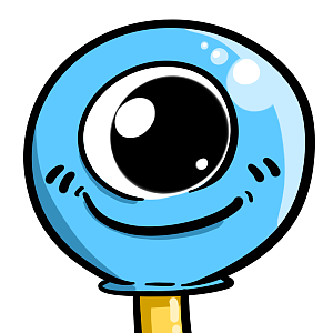 呆呆小熊的棒糖大眼儿