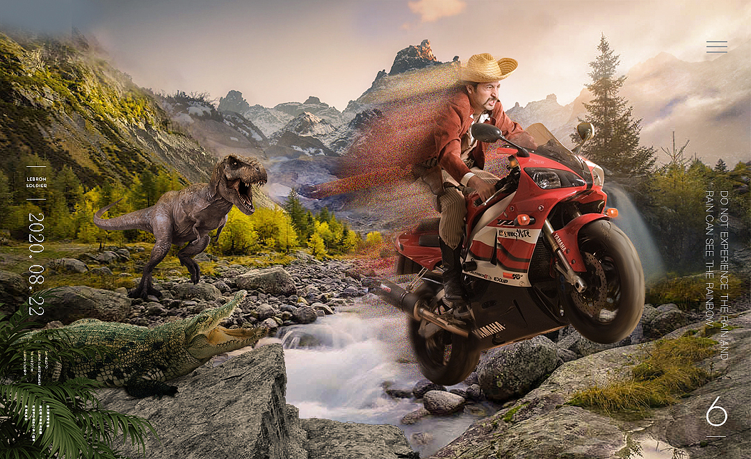 动物与摩托的奇妙世界（图ZMjIxODIwNDE2） - 海报 - 站酷设计师DearLaolan原创素材 - 站酷ZCOOL