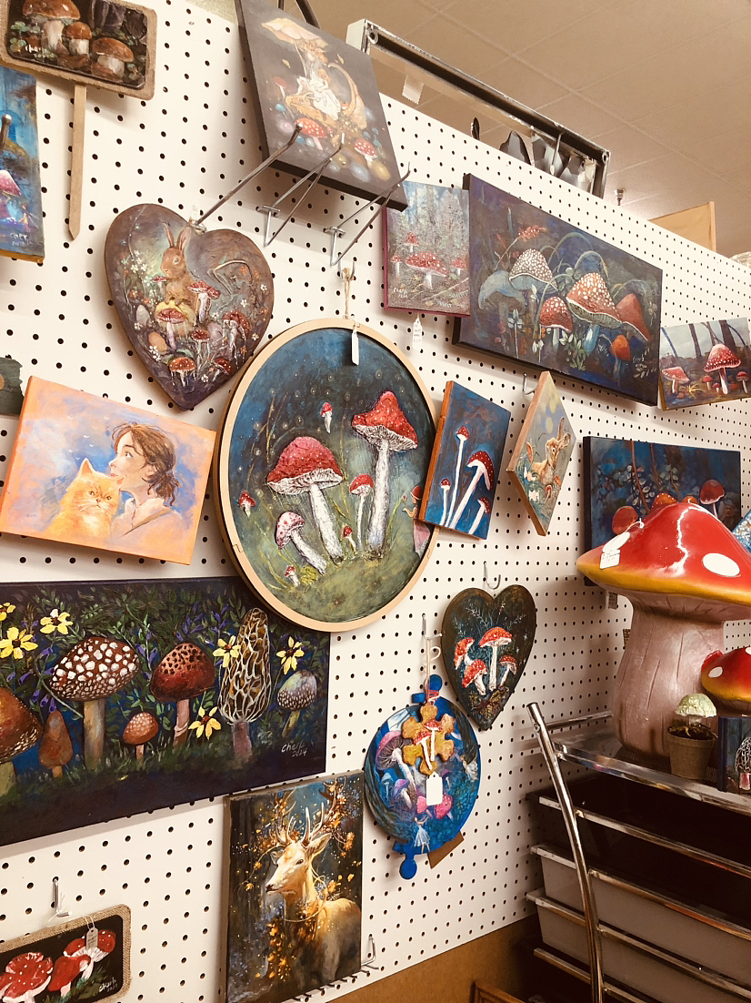 最近在美国卖纯艺术作品（与多家实体店合作）（图ZMzY2OTk3Nzc2） - 绘画 - 站酷设计师胖蛇CHER原创素材 - 站酷ZCOOL