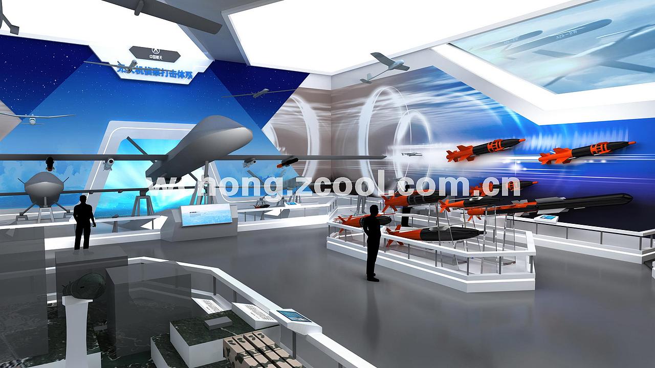(已建成)珠海航展航天展区设计