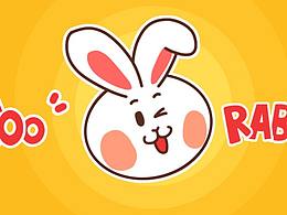 超级无敌非常兔表情包