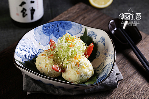 为武汉日式料理店《仓侨家》拍摄的美食