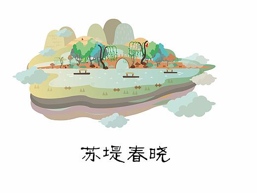 西湖十景文创视觉形象