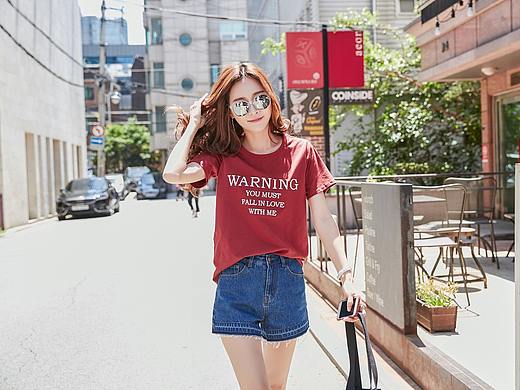 韩国模特室外街景拍摄