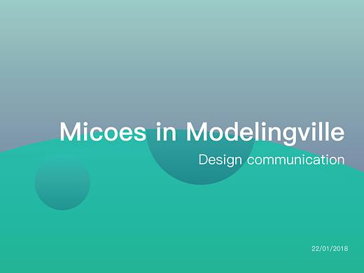 《Modelingville》Styleguide