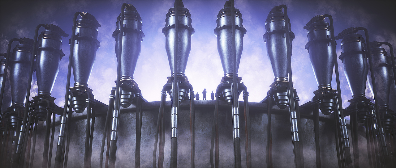 MOMENTOR毕设 《EVA 屋岛作战 风格图》 致敬EVA