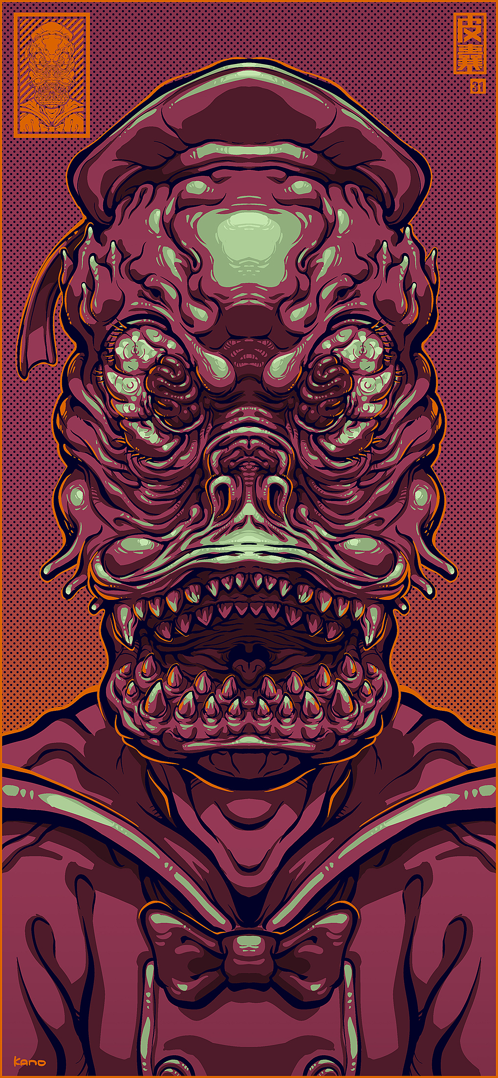 《皮囊》个人插画系列It's Just A Skin No.21-40（图ZMjkyMzU1NzQ0） - 新锐潮流插画 - 站酷设计师kano原创素材 - 站酷ZCOOL