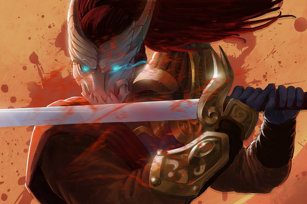 腥红之月亚索同人