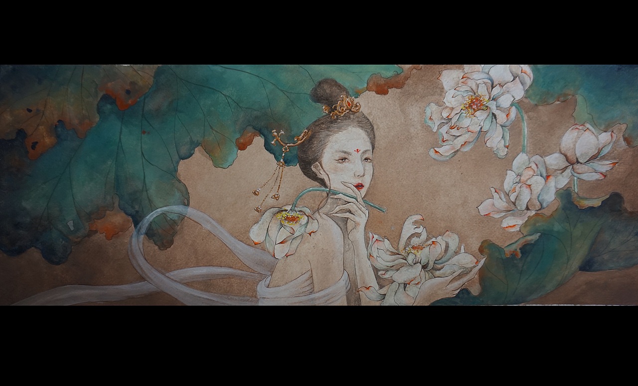 聊斋志异 · 画壁 插图（图ZMTY3MDkwMDU2） - 绘画 - 站酷设计师曾祇原创素材 - 站酷ZCOOL