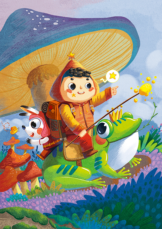 嘻嘻哈哈（图ZOTg2MzIxNzY=） - 儿童插画 - 站酷设计师我是春光原创素材 - 站酷ZCOOL