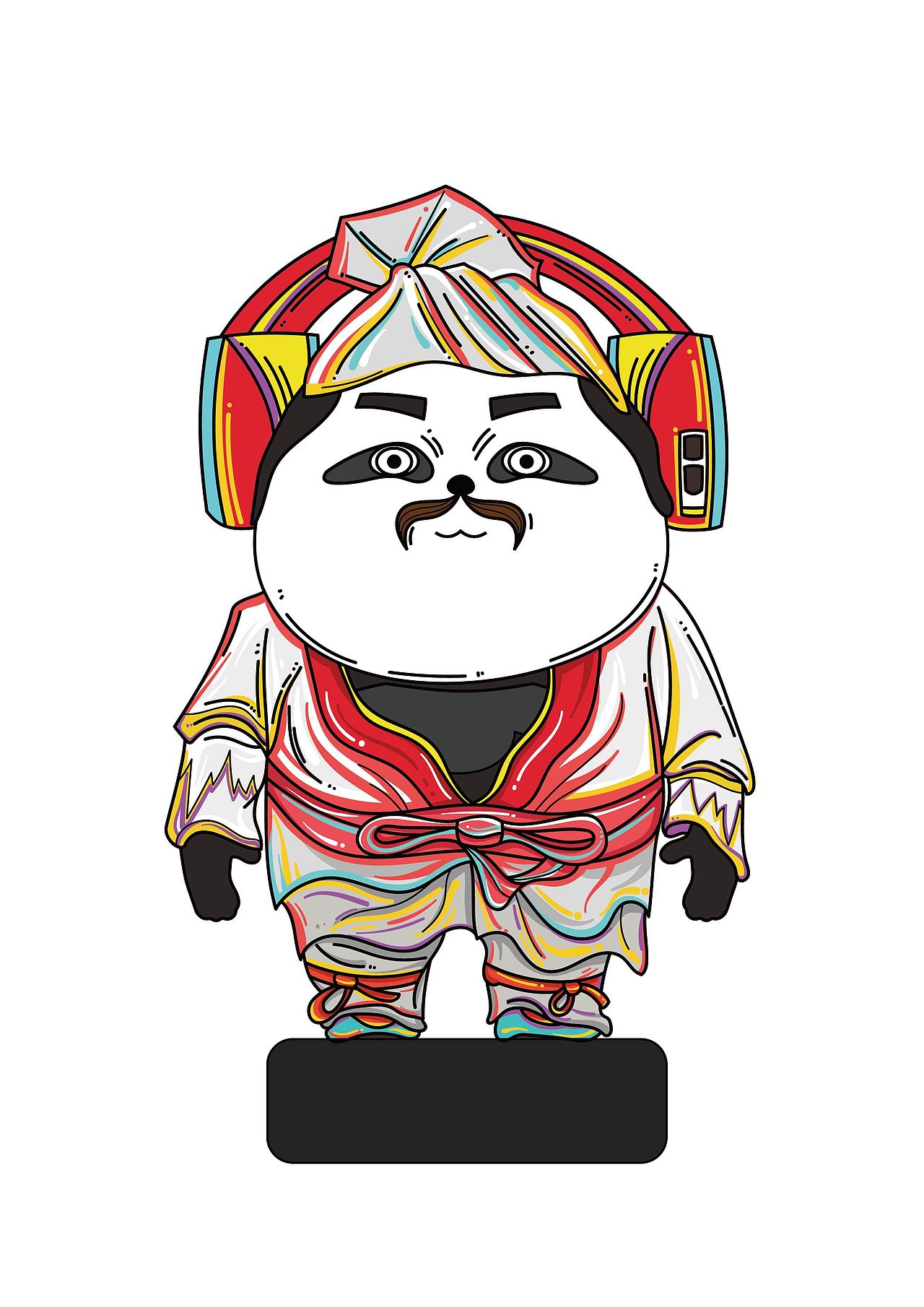 国潮市井之熊猫