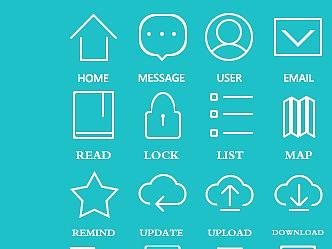 线性图标（个人主页-ZMjQ1NzE0NzI=） - 图标 - 站酷设计师超越极限一生wy原创素材 - 站酷ZCOOL