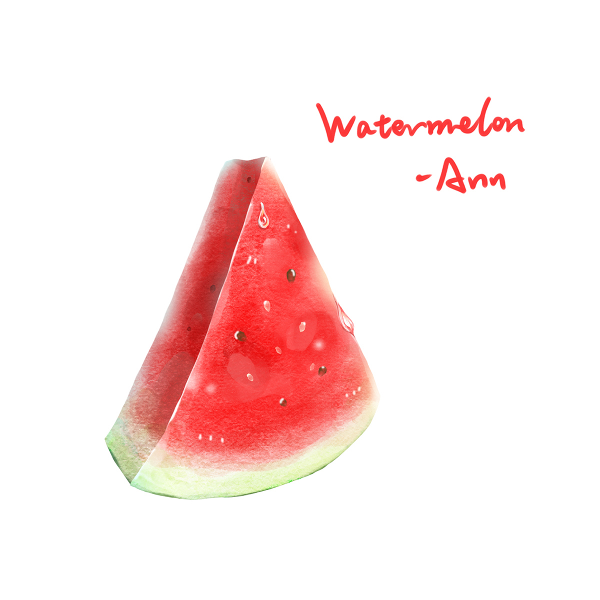 水彩练习 | 水果篇