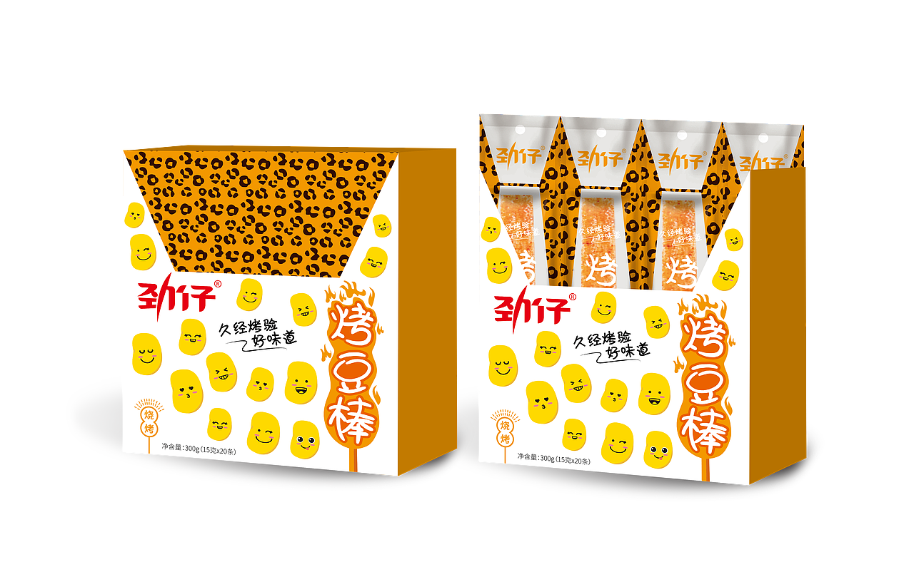 烤豆棒包装设计