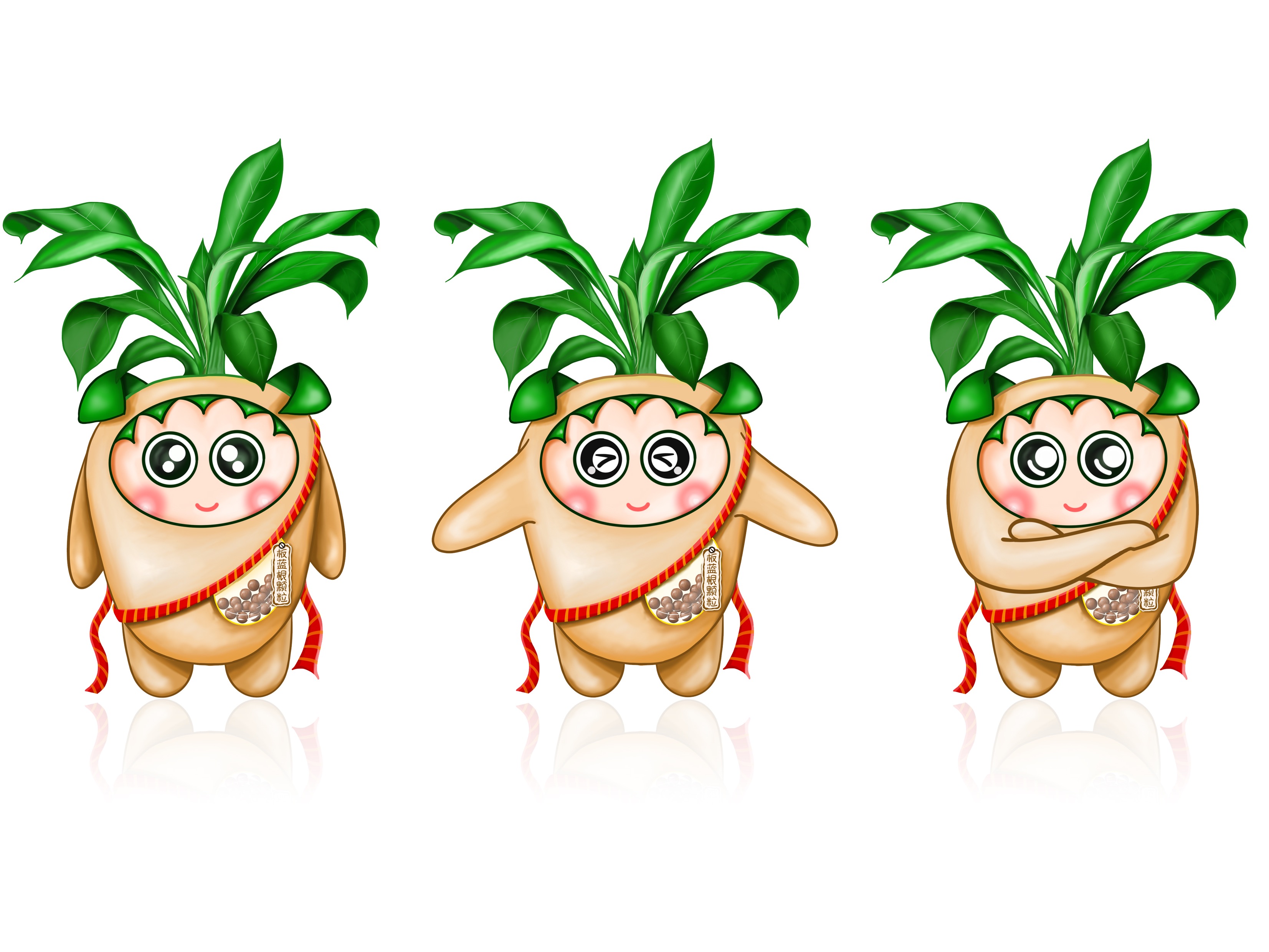板蓝根卡通形象_六麻-站酷zcool