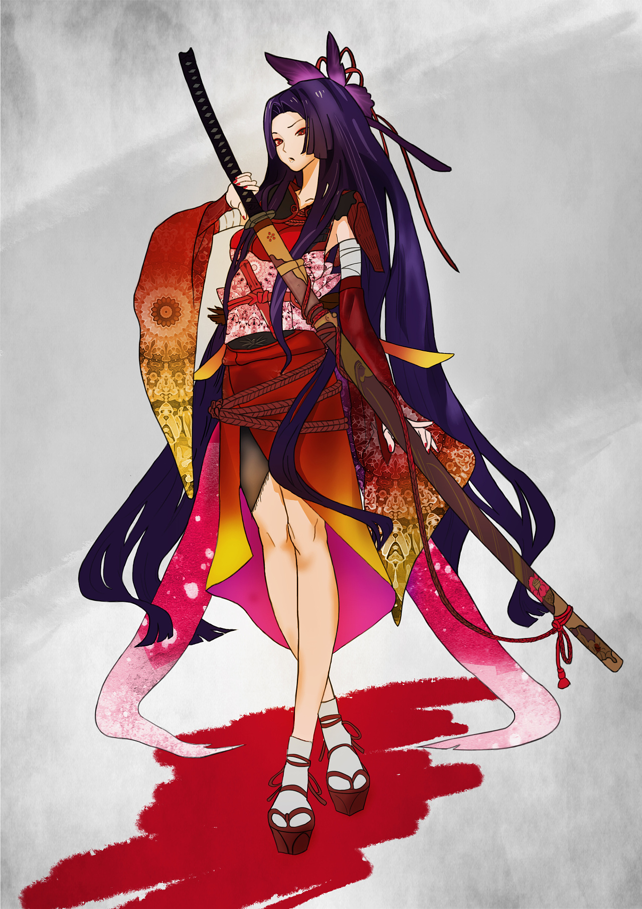 练习作品-御姐太刀