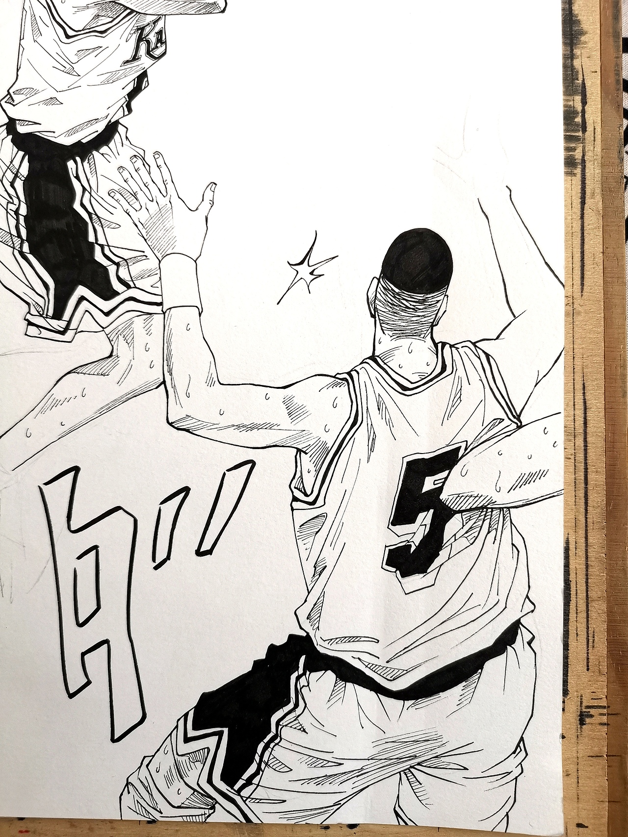 神宗一郎空中闪躲命中压哨球（图ZMzc2ODEwNDky） - 单幅漫画 - 站酷设计师阿拆2026原创素材 - 站酷ZCOOL