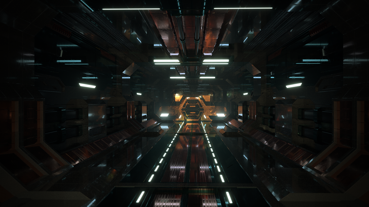 太空科幻未来风格Octane&Redshift渲染