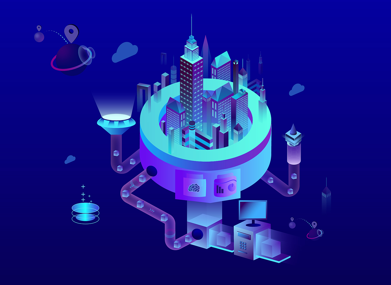 2.5D城市（图ZMTY3OTgxMjE2） - 其他UI - 站酷设计师拾壹呀原创素材 - 站酷ZCOOL