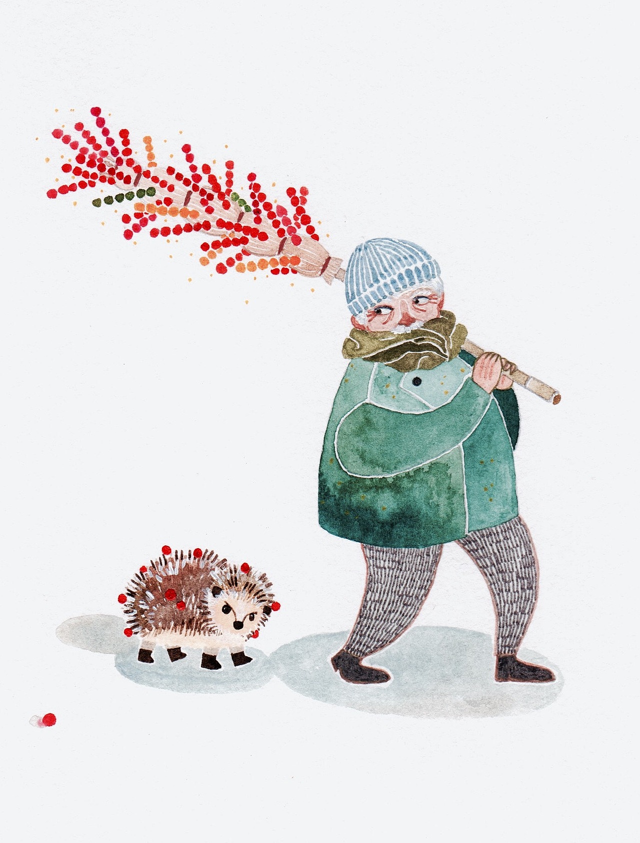 酸甜的初冬啊（图ZMTM1NzEwMDY0） - 儿童插画 - 站酷设计师木羊Muyang原创素材 - 站酷ZCOOL