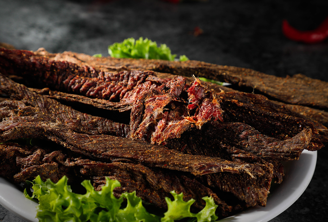 火烧牛干巴、手撕牛肉、牛肉干