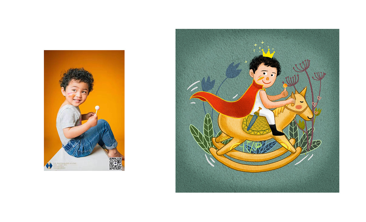 糖果小朋友变身成一个又酷又可爱的小王子!