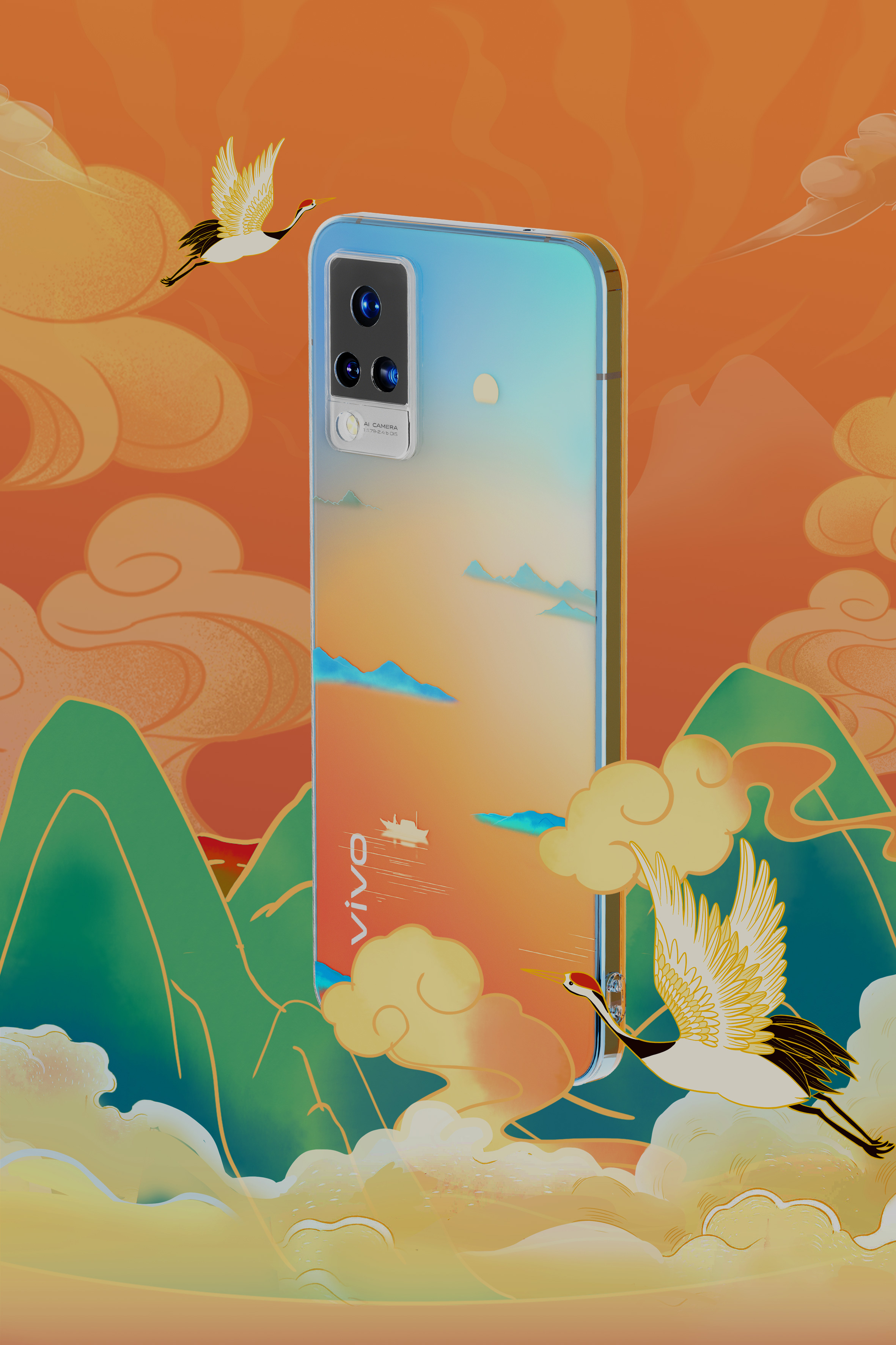 vivo s9印象拾光配色设计款透明保护壳 x 吴尧