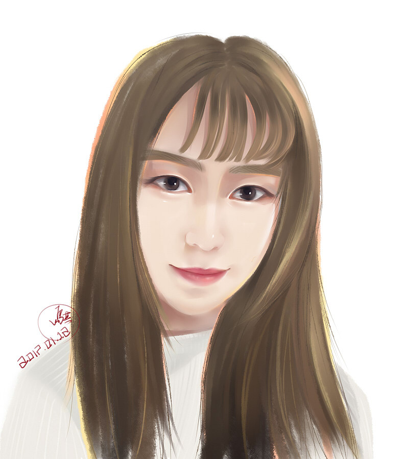 厚涂人像（图ZNjg1MDQ4NjQ=） - 创作习作 - 站酷设计师马字旁的其原创素材 - 站酷ZCOOL