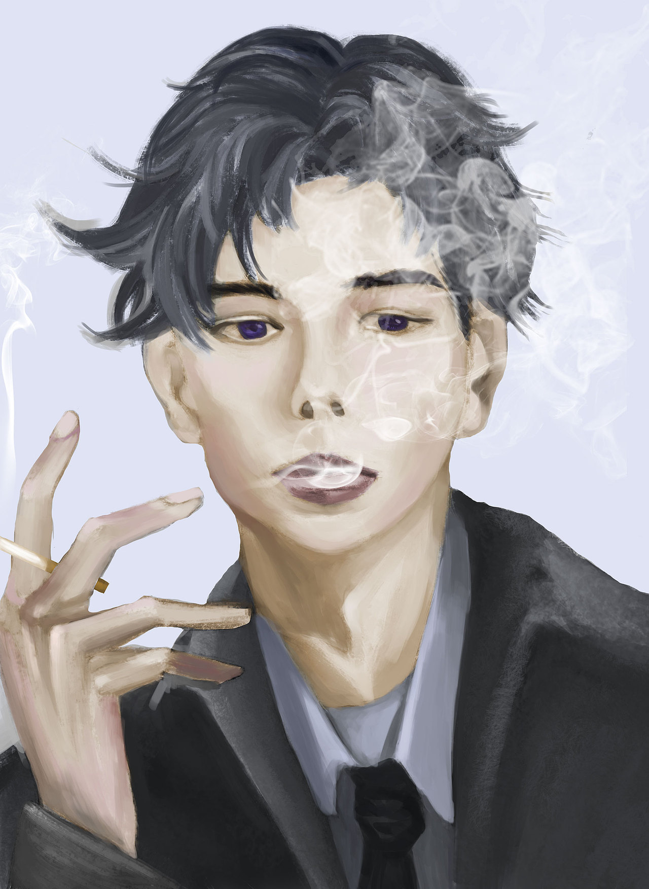 恋与制作人七夕同人绘（图ZMTI1NzQ3MDMy） - 创作习作 - 站酷设计师风走在天空脚下原创素材 - 站酷ZCOOL