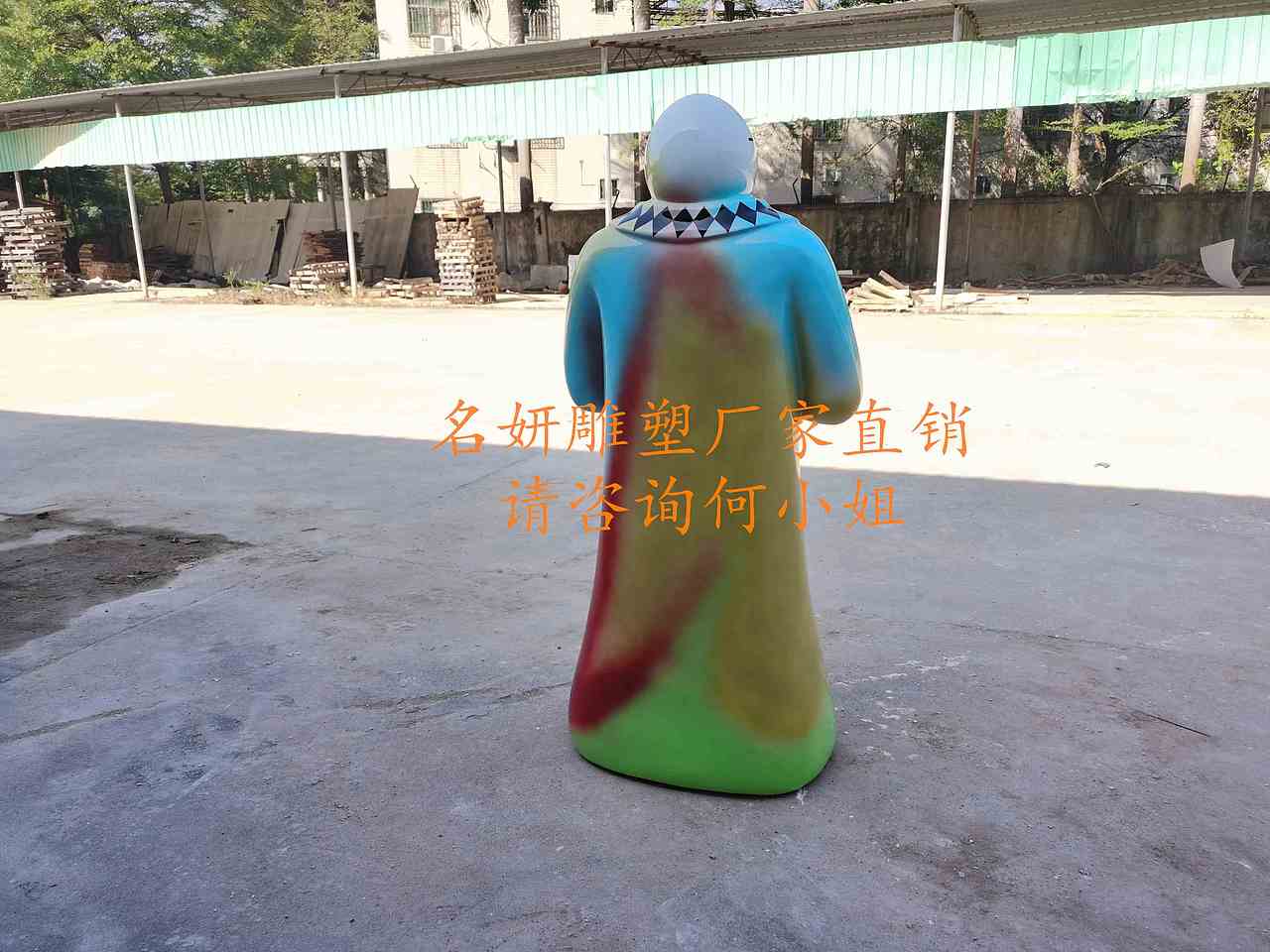 佛门景观装饰玻璃钢和尚造型雕塑抽象道士人物喷绘摆件（图ZMjI5NjQ3MDIw） - 雕塑 - 站酷设计师美陈艺术雕塑原创素材 - 站酷ZCOOL